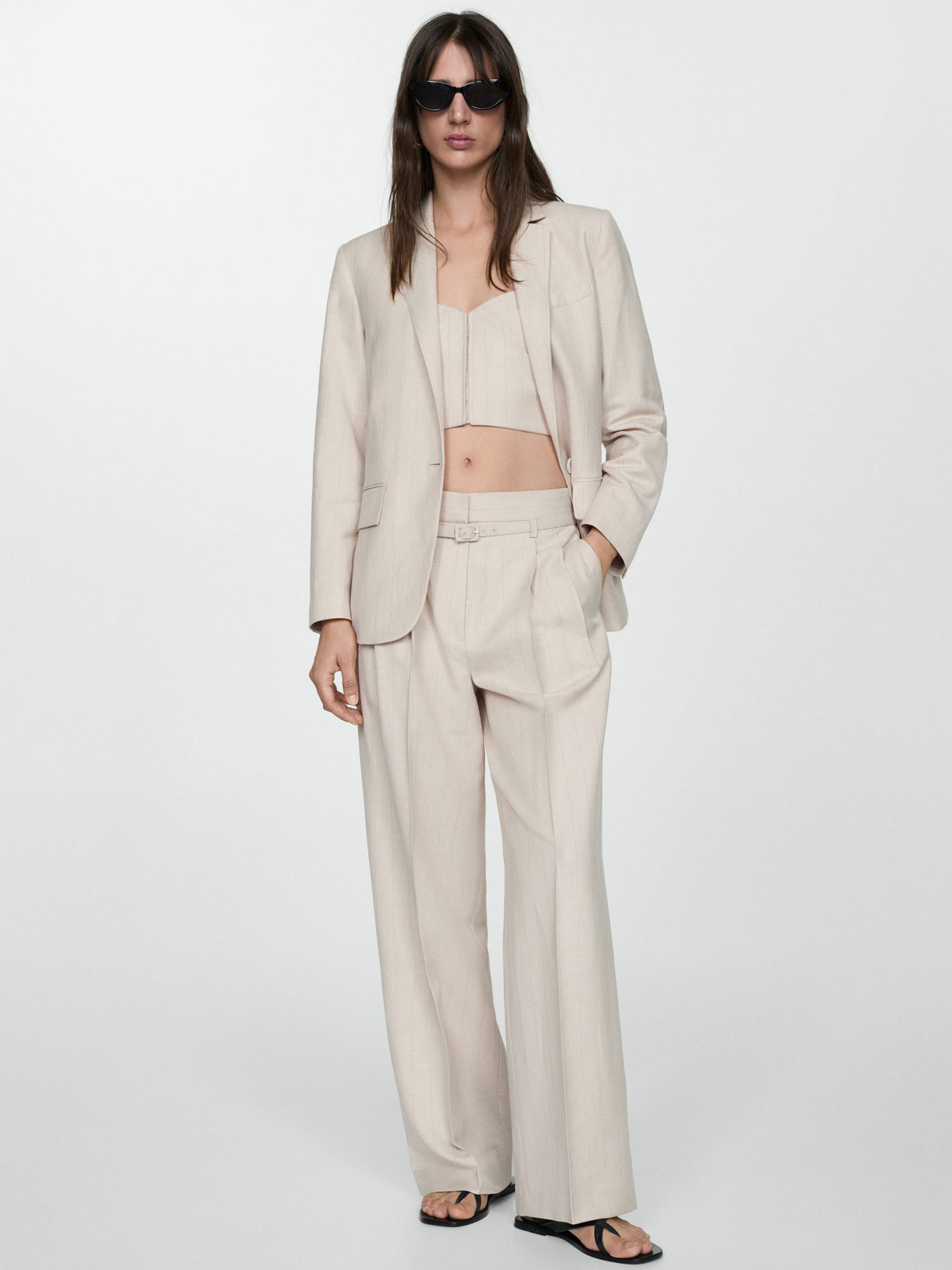 Пиджак MANGO Gina модель 67087922_5 Фото