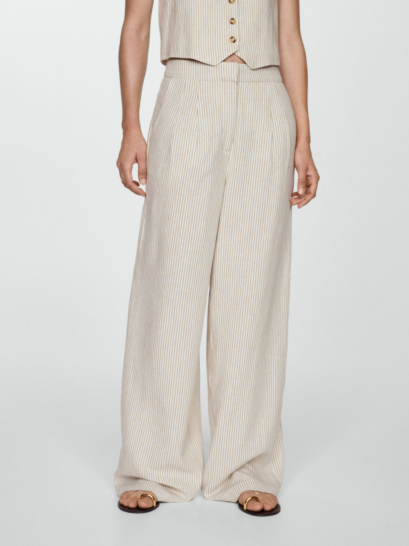 Штани палаццо MANGO Bali модель 67088268_5 Фото