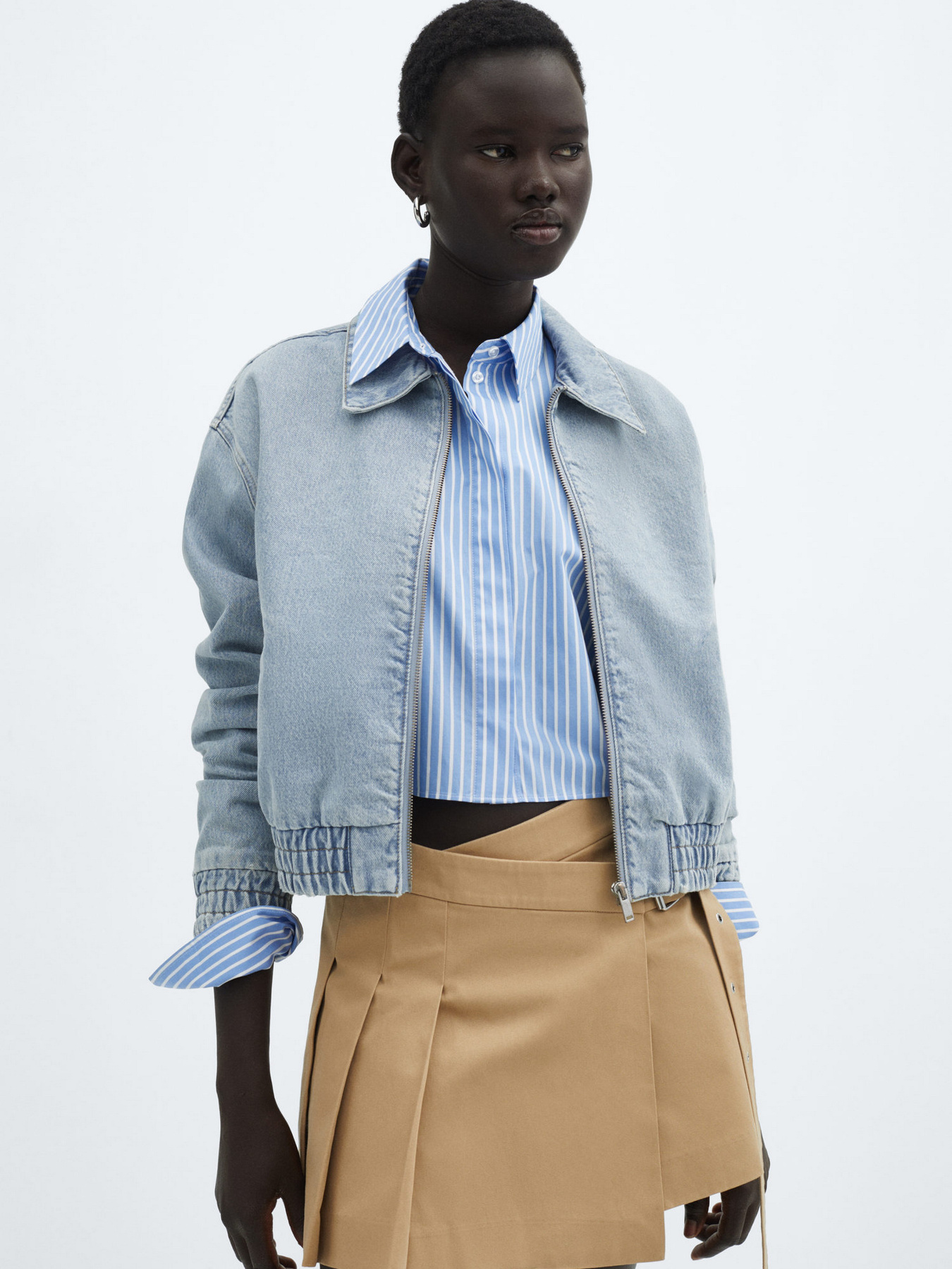 Джинсова куртка MANGO Blake модель 67095734_TC Фото