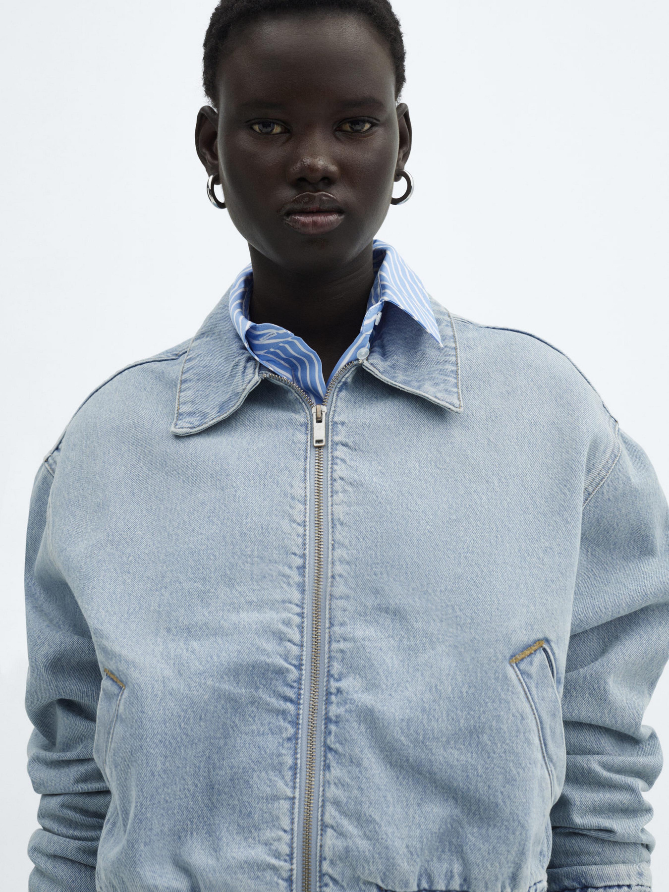 Джинсова куртка MANGO Blake модель 67095734_TC Фото