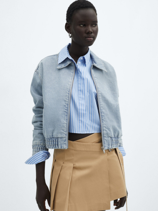 Джинсова куртка MANGO Blake модель 67095734_TC Фото