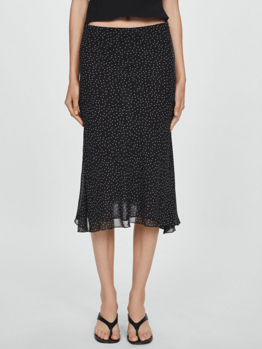 Юбка миди MANGO Any модель 67095744_99 Фото