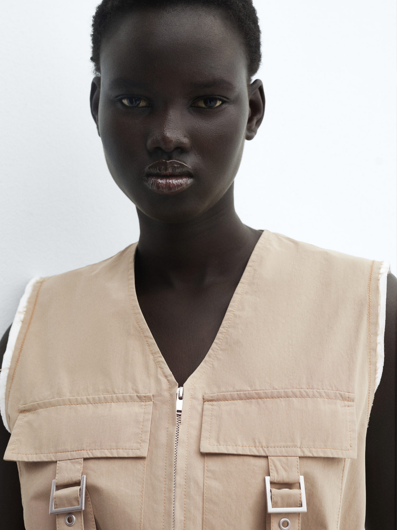 Жилет MANGO Tapioca модель 67096320_35 Фото