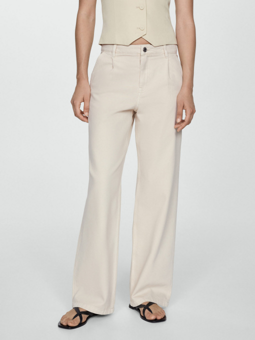 Широкие джинсы MANGO Arletita модель 67097117_5 Фото