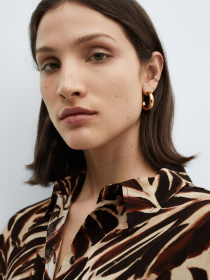 Рубашка повседневная MANGO Claudie модель 67097119_5 Фото