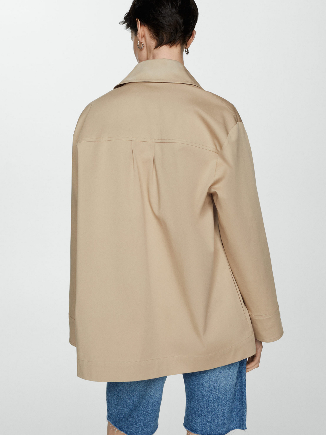 Рубашка повседневная MANGO Over модель 67097927_8 Рубашка повседневная MANGO Over модель 67097927_8 Фото