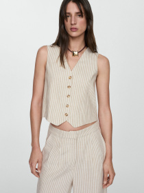 Жилет классический MANGO Bali модель 67098268_5 Фото