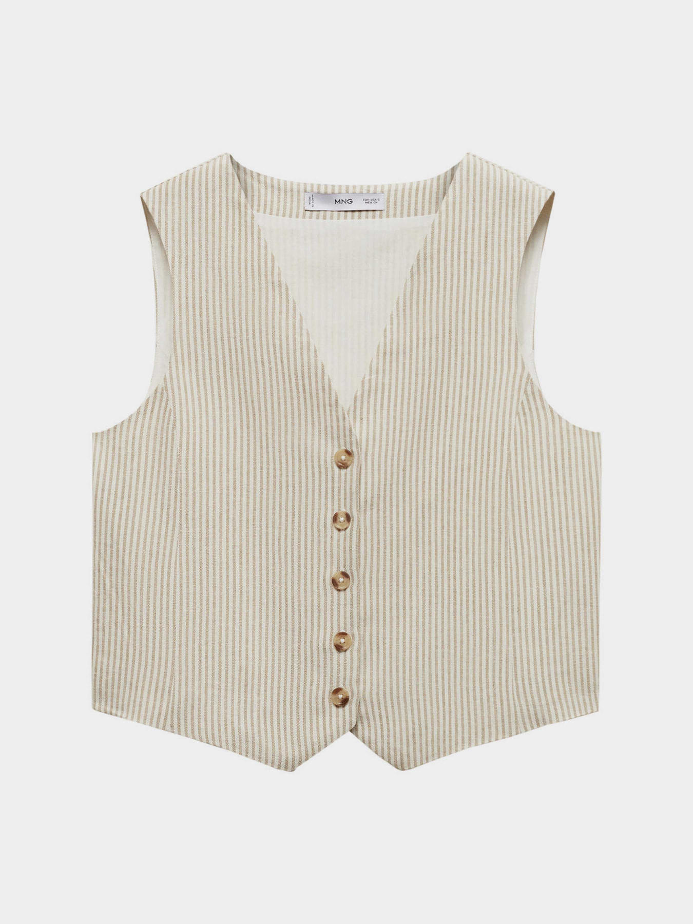 Классический жилет MANGO Bali модель 67098268_5 Фото