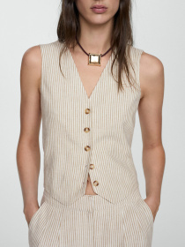 Классический жилет MANGO Bali модель 67098268_5 Фото