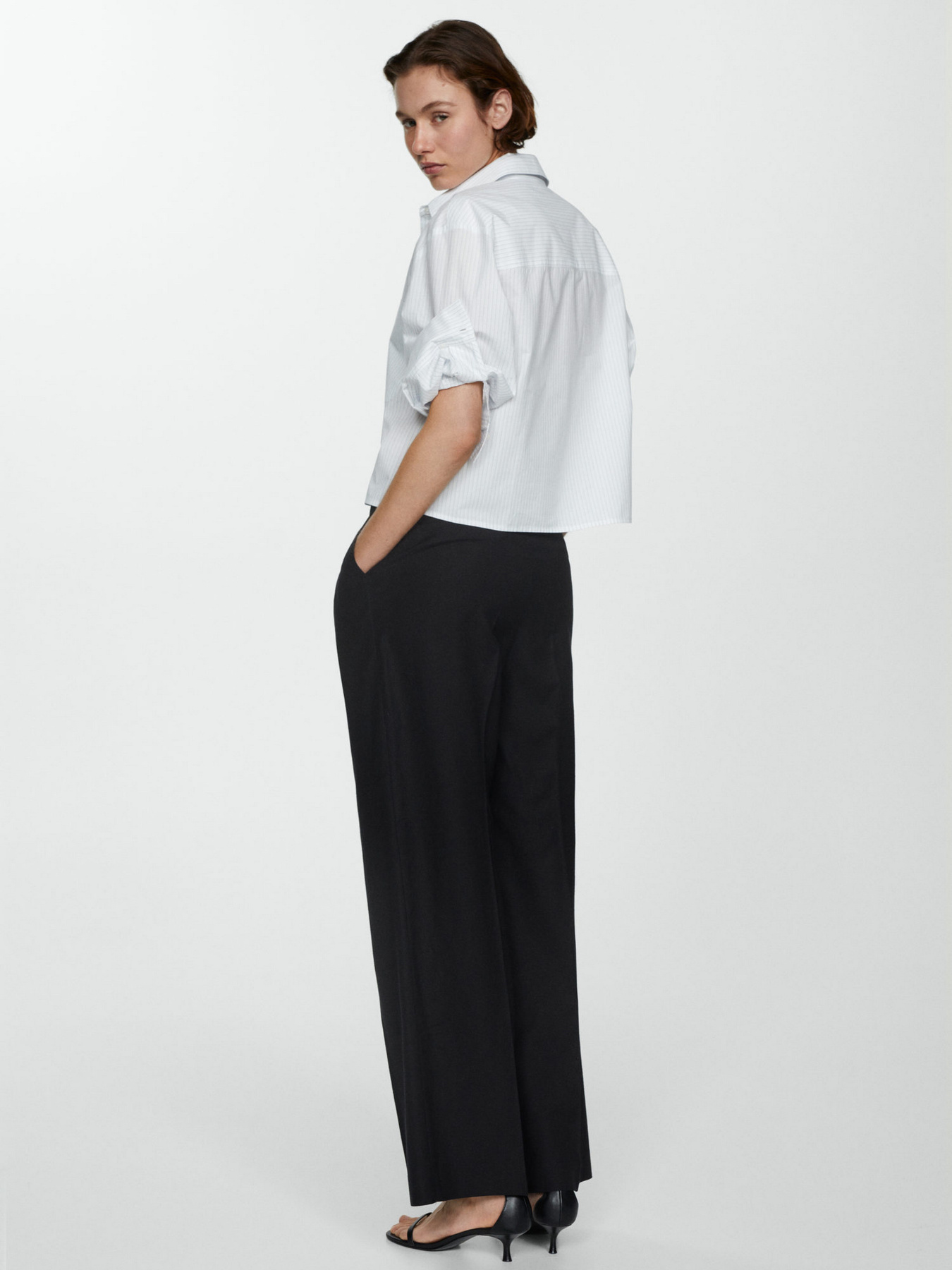 Рубашка повседневная MANGO Rua модель 67007125_50 Фото