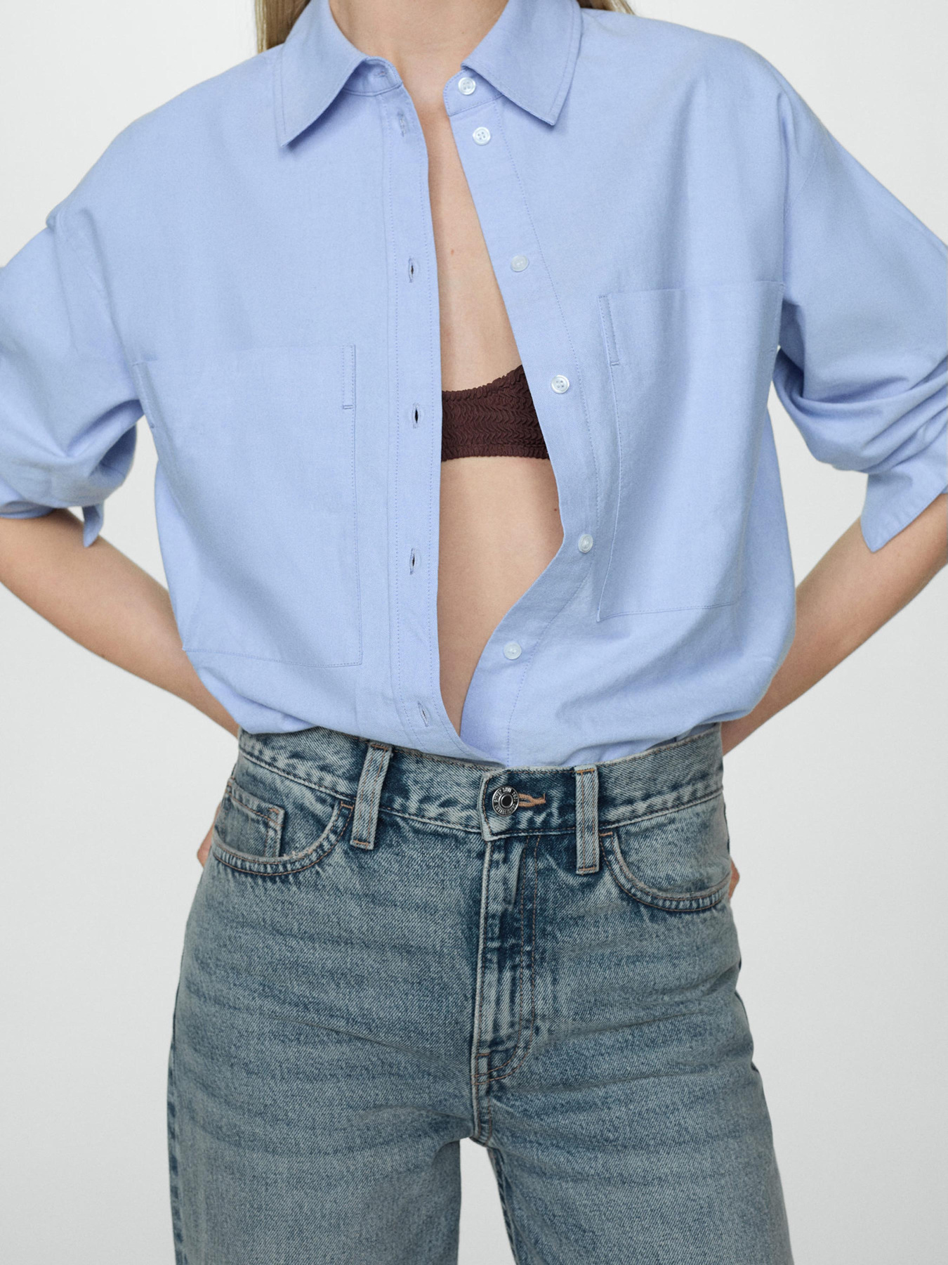 Прямые джинсы MANGO модель 67003265_DI Фото