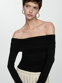 Лонгслив MANGO модель 67007971_99 Фото