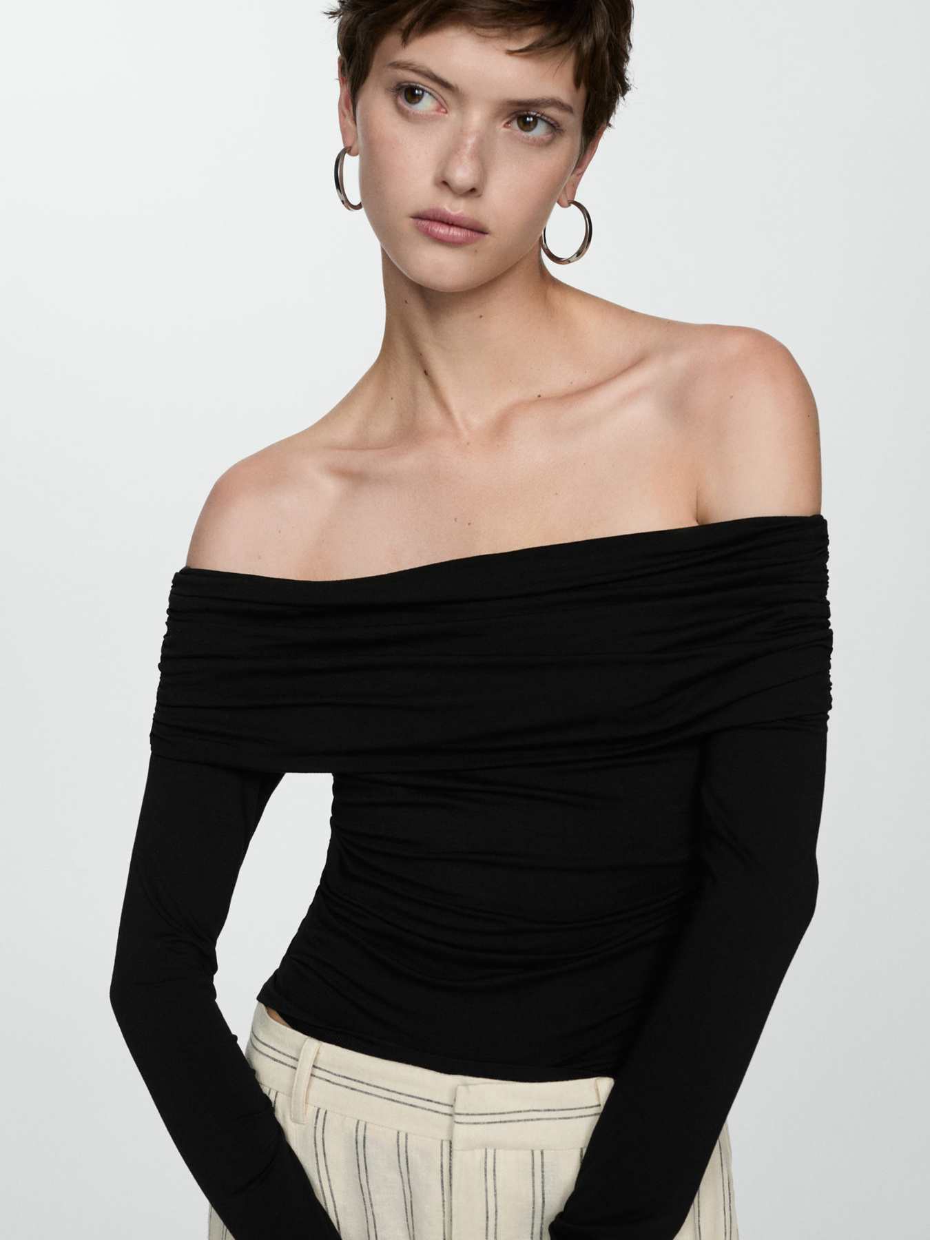 Лонгслів MANGO модель 67007971_99 Фото