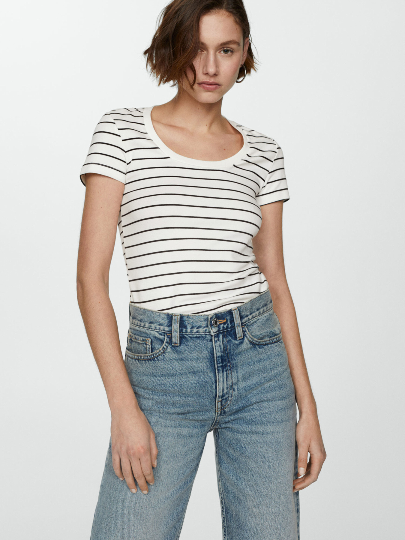 Футболка MANGO модель 67018656_99 Фото