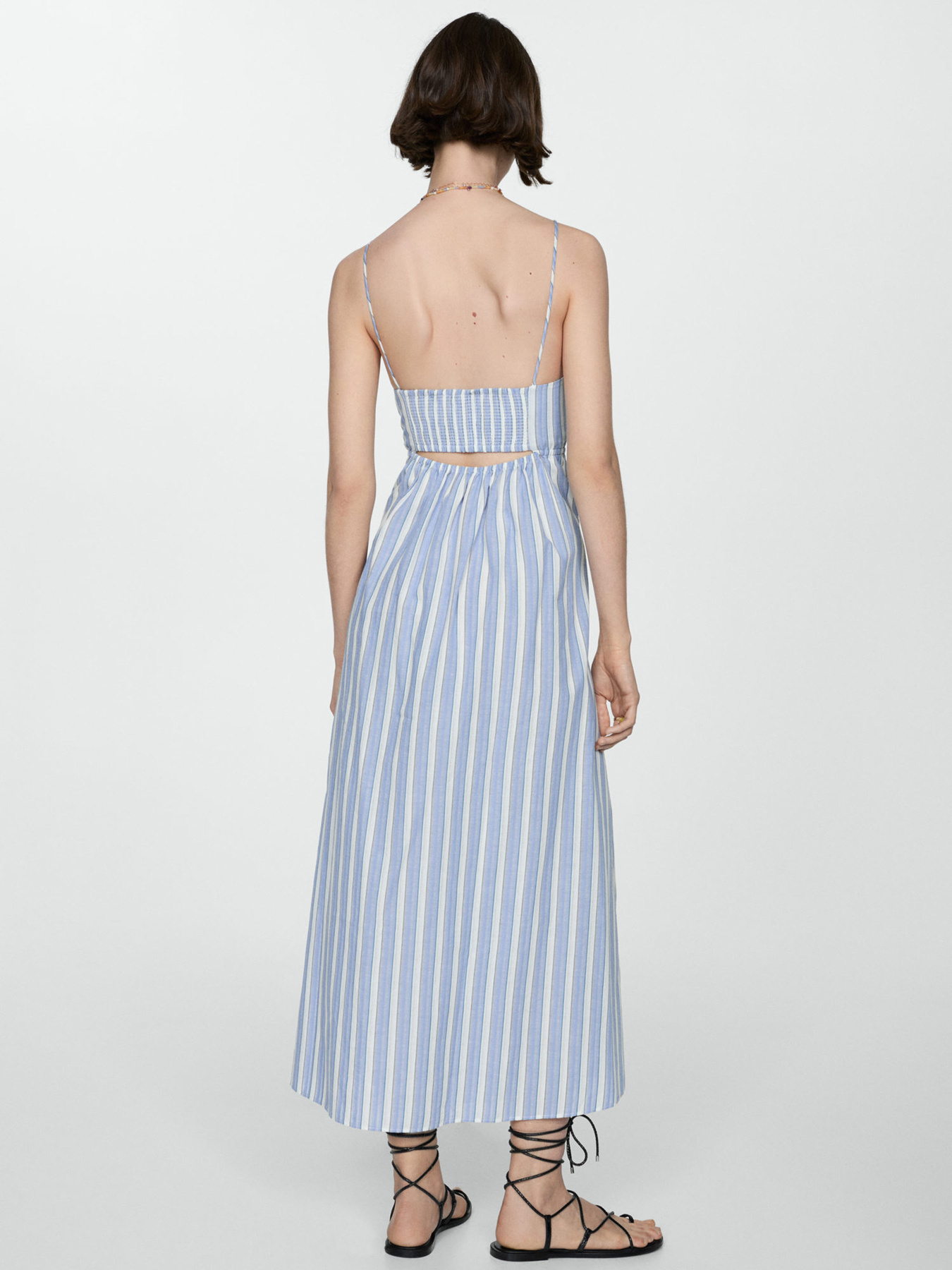 Платье макси MANGO модель 67028646_50 Фото