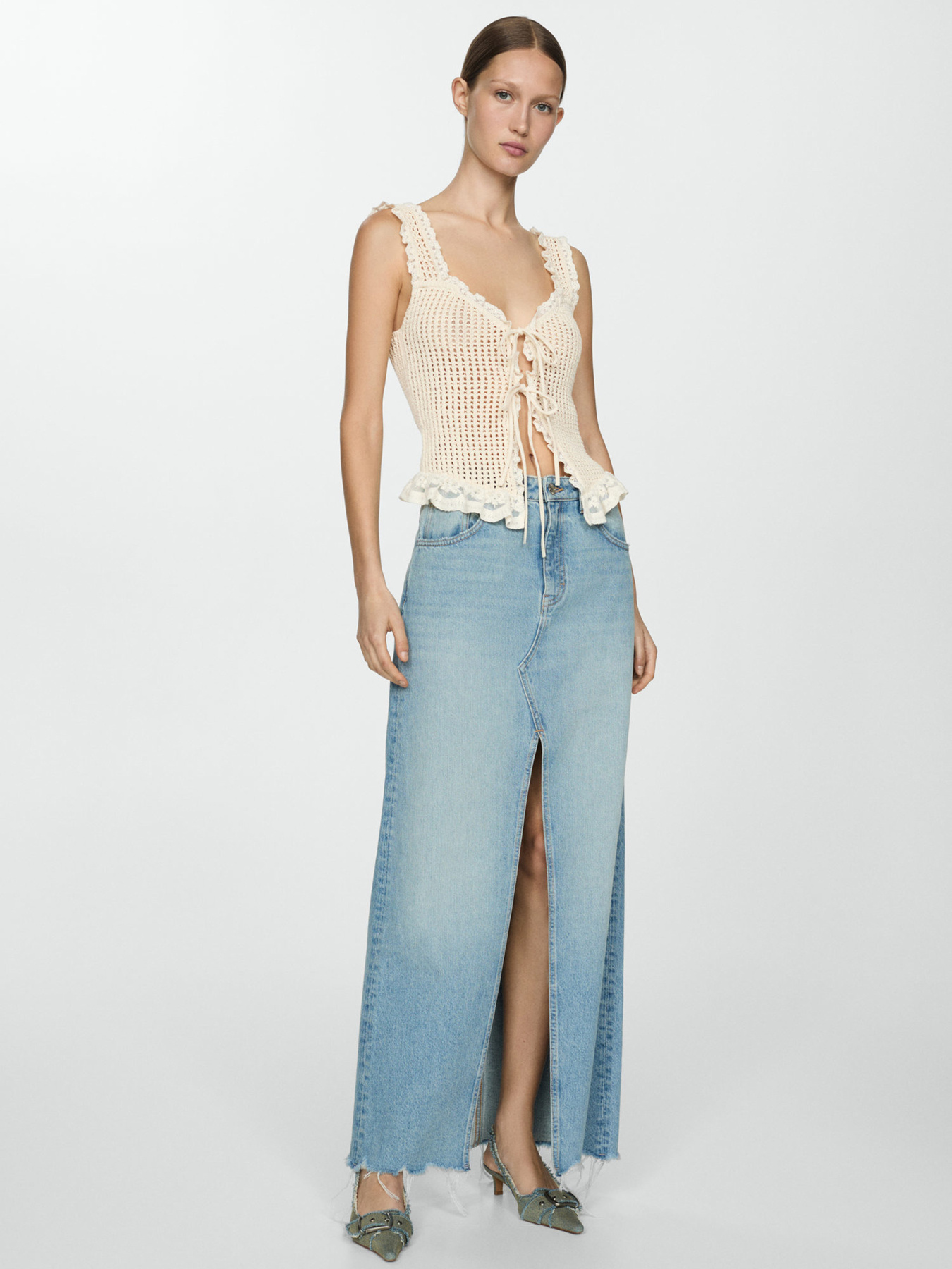 Майка MANGO модель 67038656_5 Фото