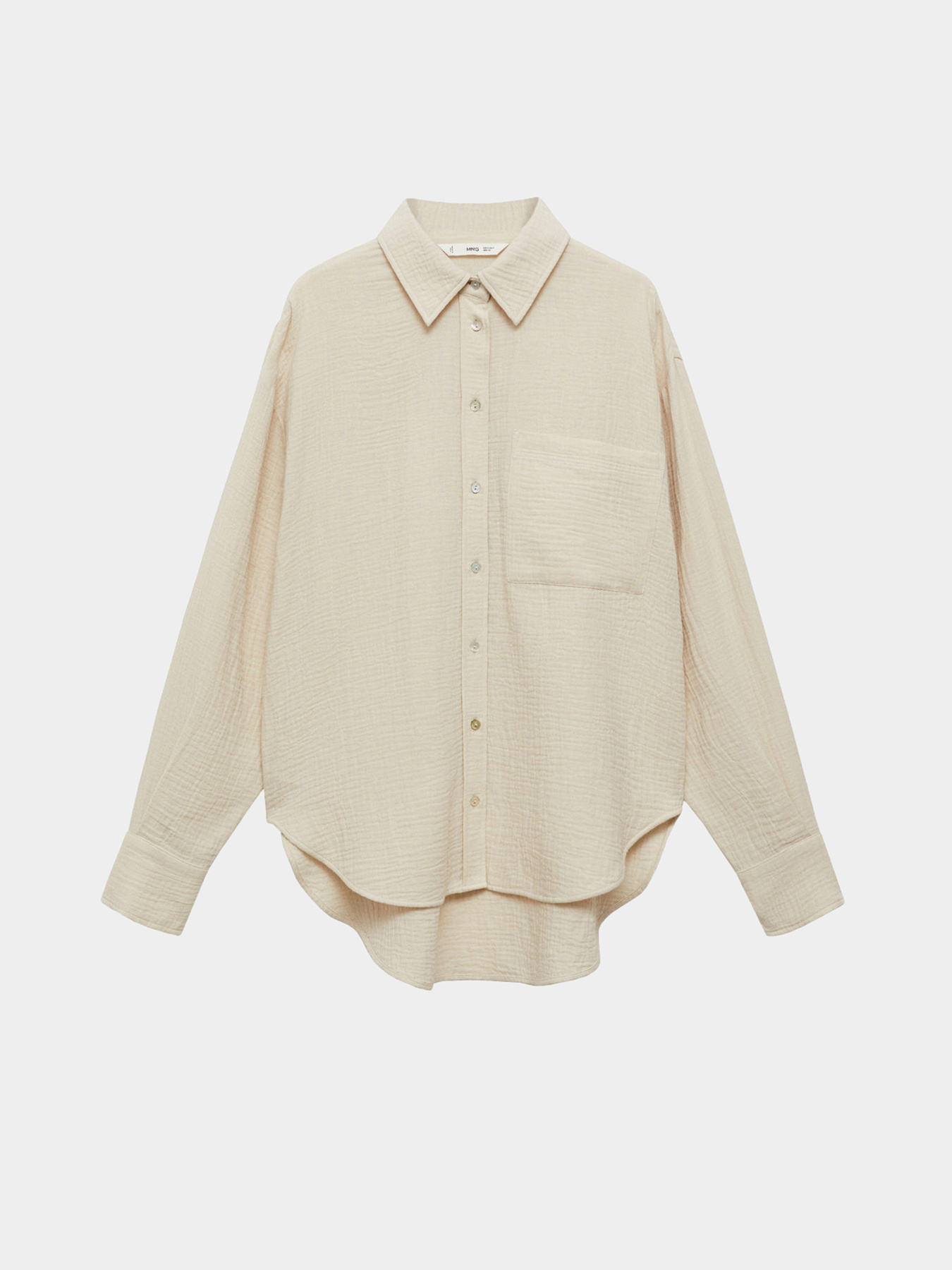 Рубашка повседневная MANGO модель 67039033_5 Фото