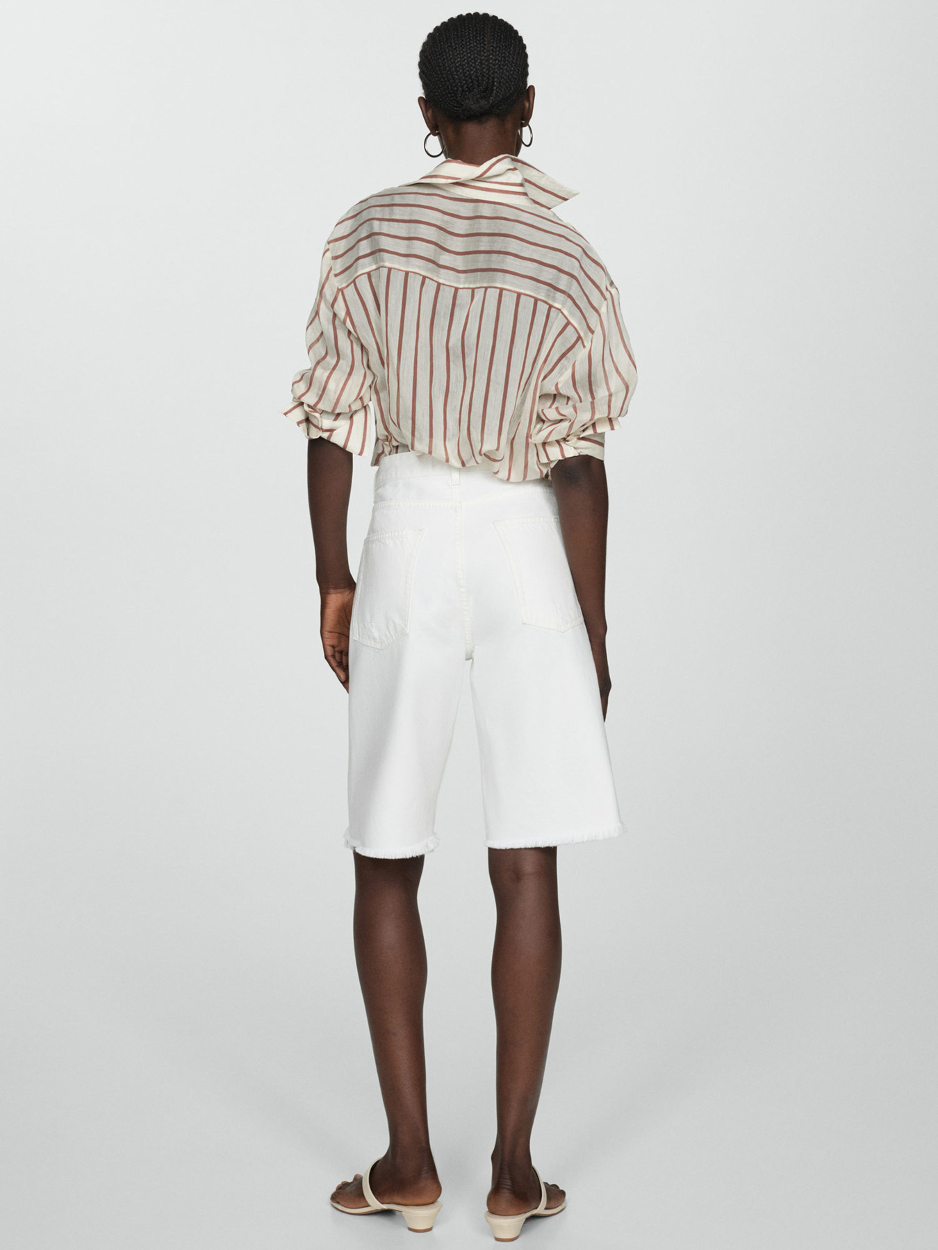 Шорти джинсові MANGO Модель 67039043_1 Фото