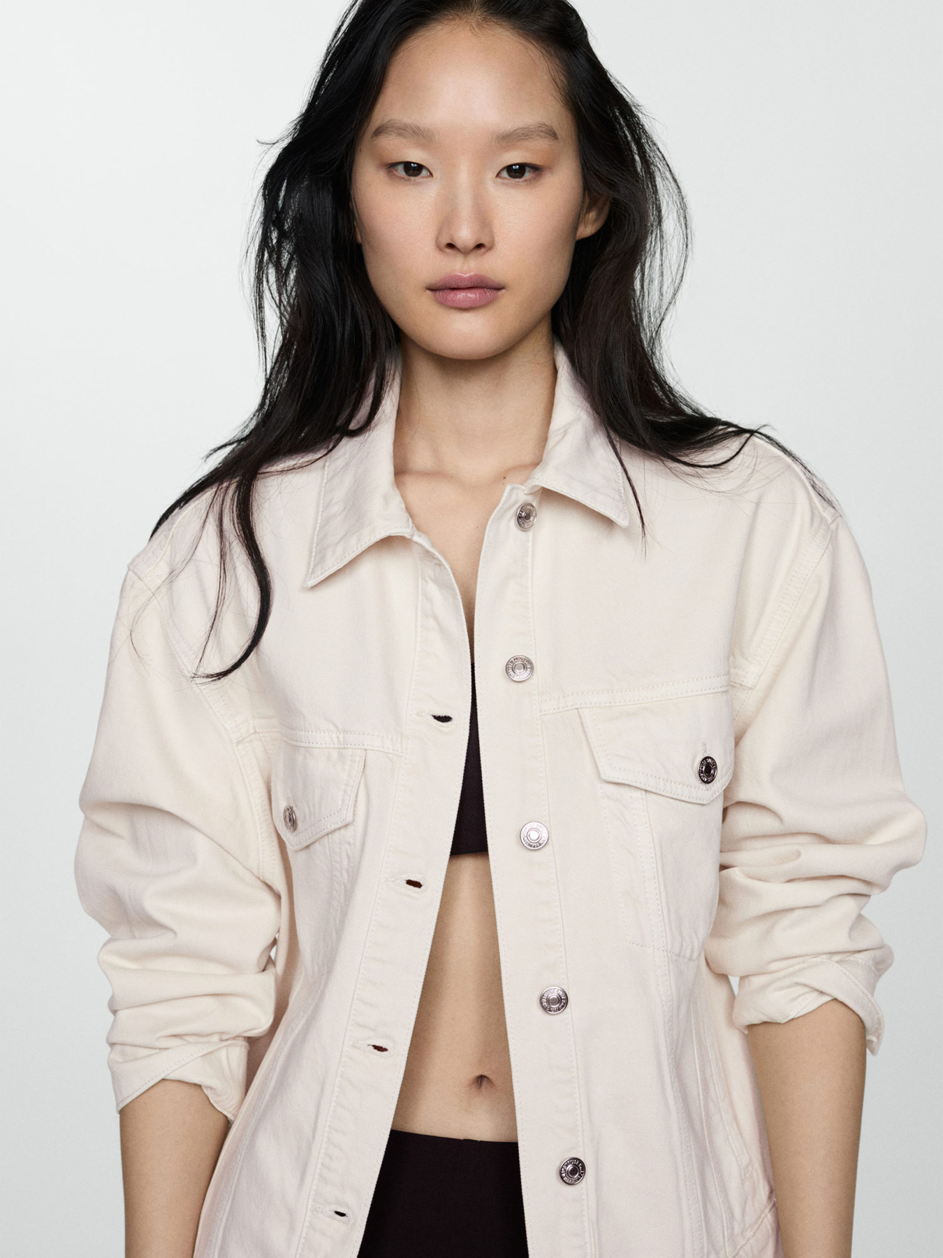 Джинсова куртка MANGO модель 67047132_2 Фото