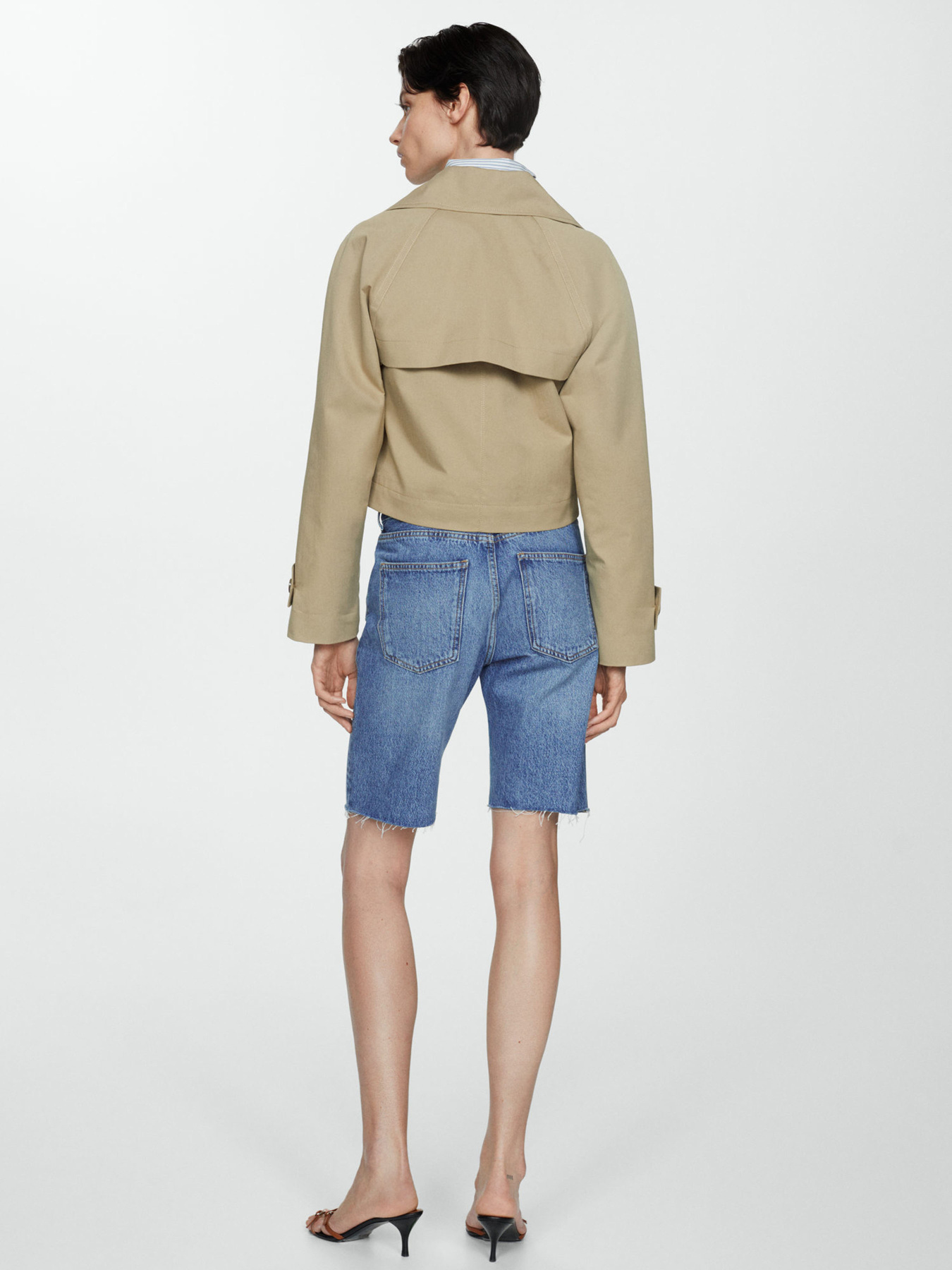 Джинсовые шорты MANGO модель 67047133_TM Фото