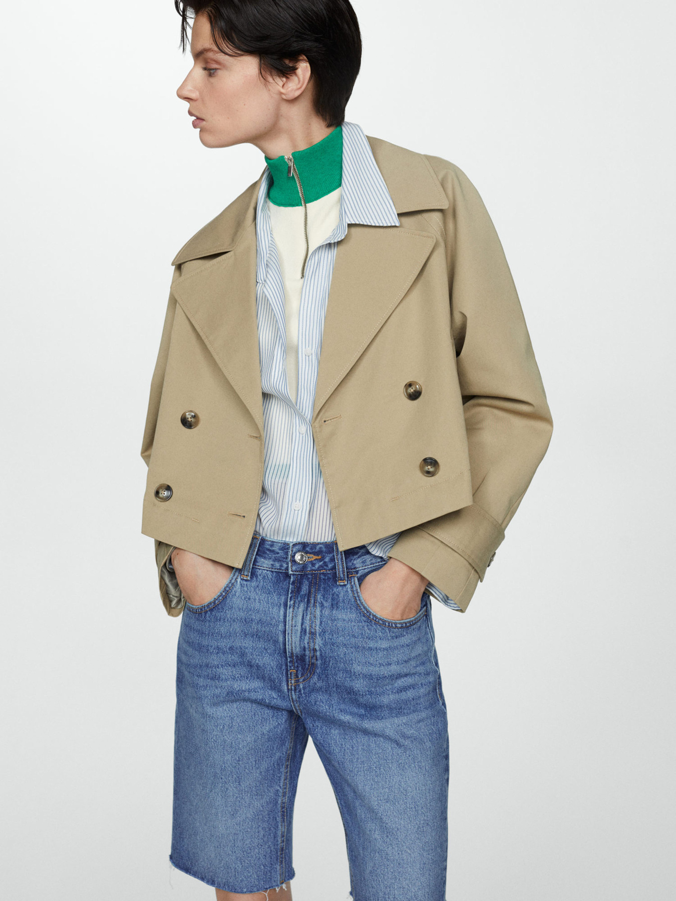 Джинсовые шорты MANGO модель 67047133_TM Фото