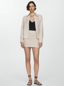 Юбка мини MANGO модель 67057142_6 Юбка мини MANGO модель 67057142_6 Фото