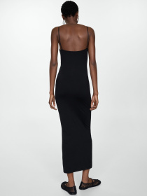 Платье макси MANGO модель 67057147_99 Фото