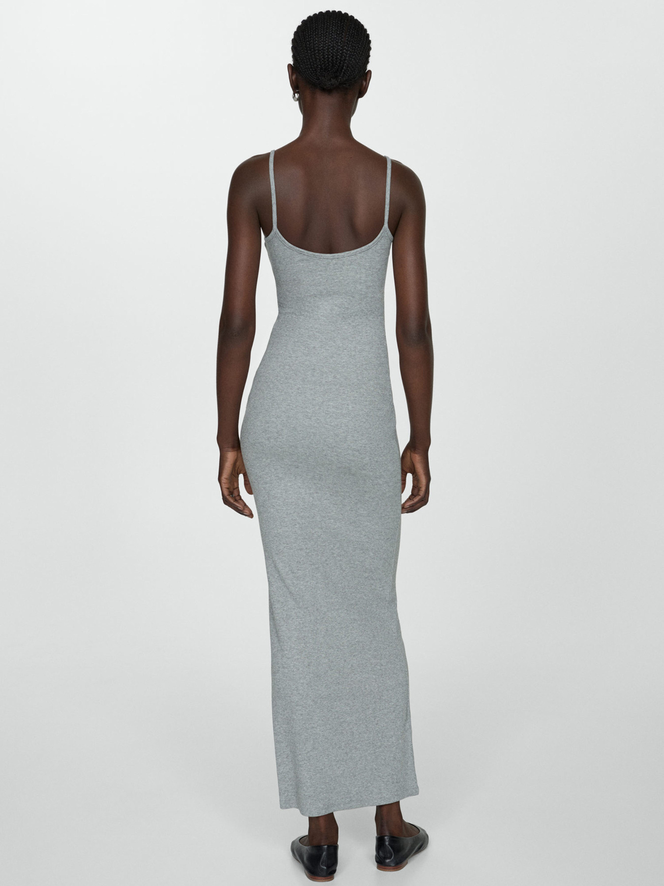 Платье макси MANGO модель 67058644_92 Фото