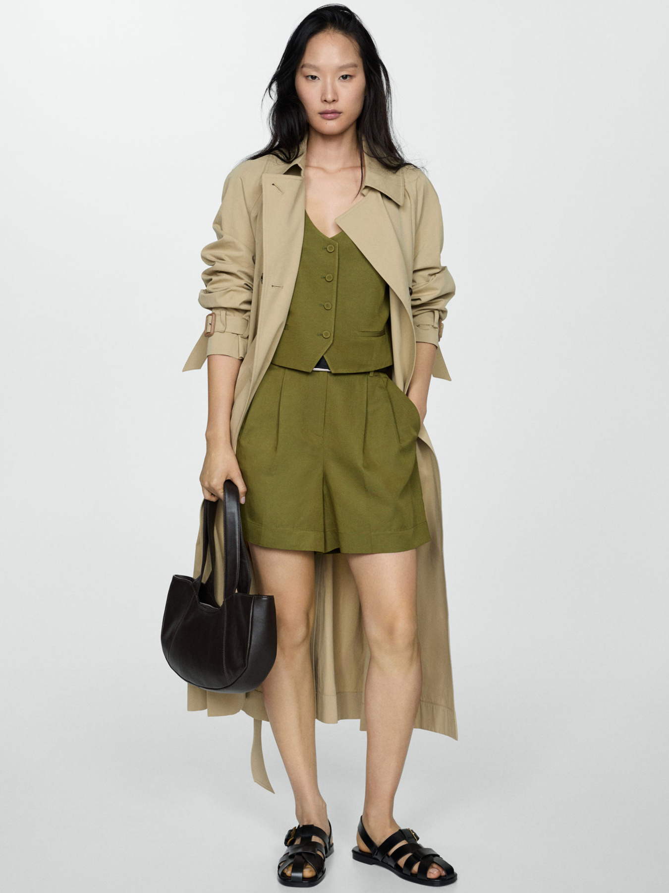 Шорты MANGO модель 67059229_37 Фото