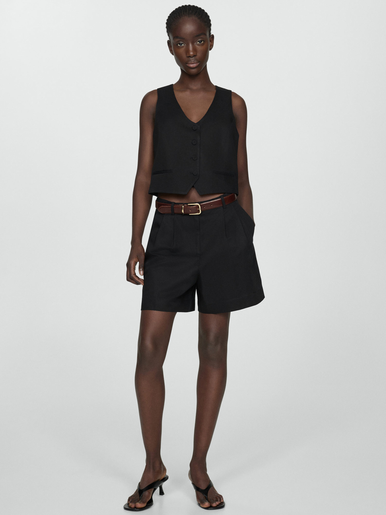 Шорты MANGO модель 67059229_99 Фото