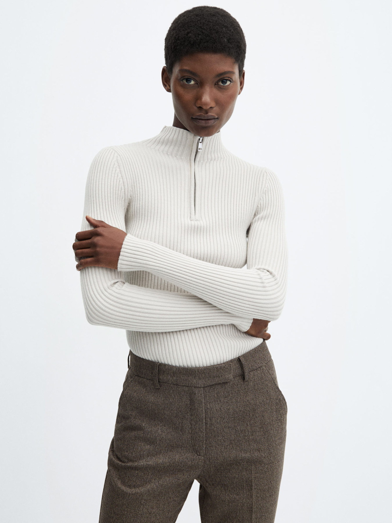 Класичні штани MANGO модель 67060471_92 Фото