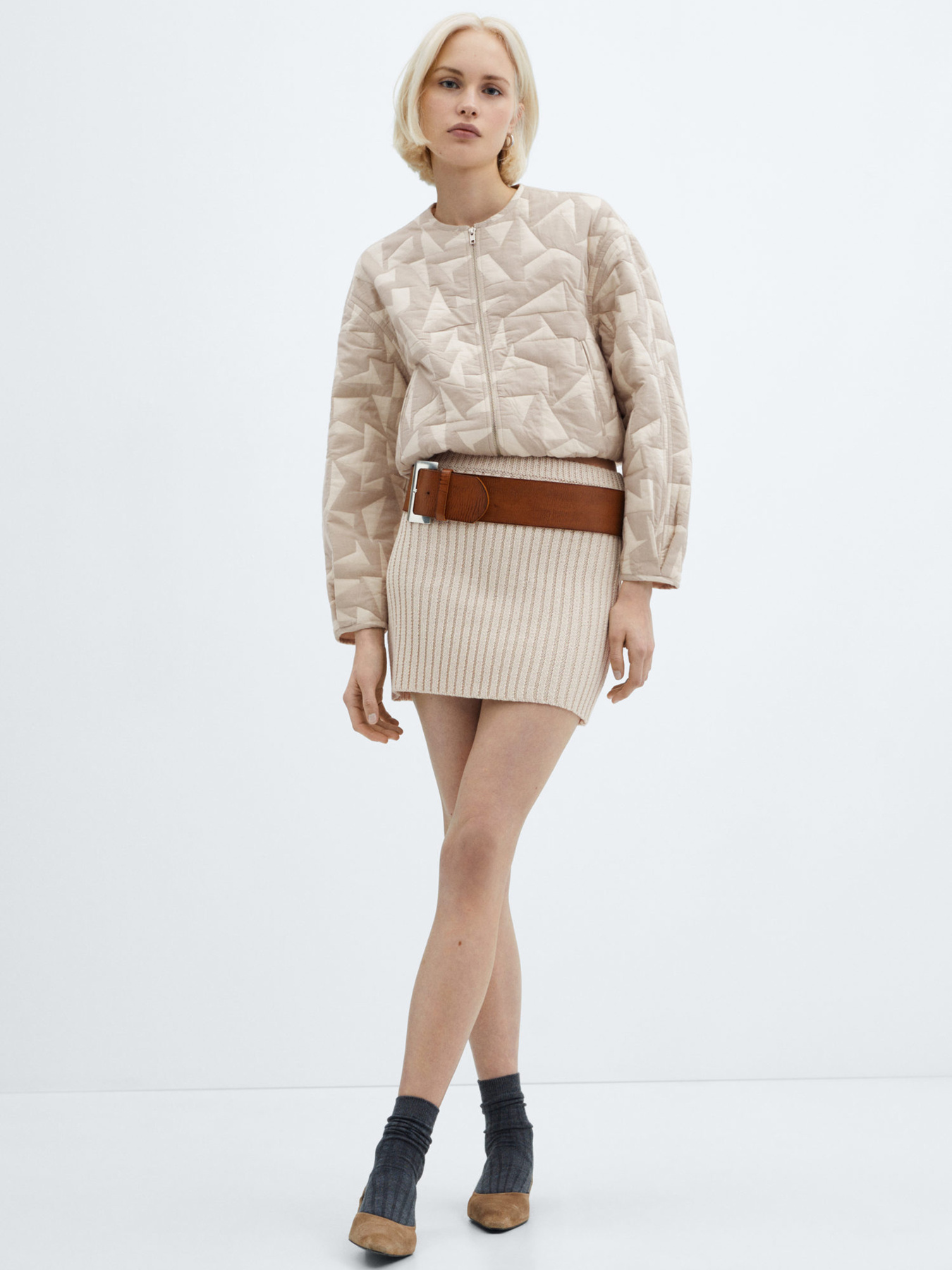 Бомбер MANGO модель 67065740_8 Фото