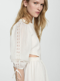 Платье мини MANGO модель 67067122_2 Фото