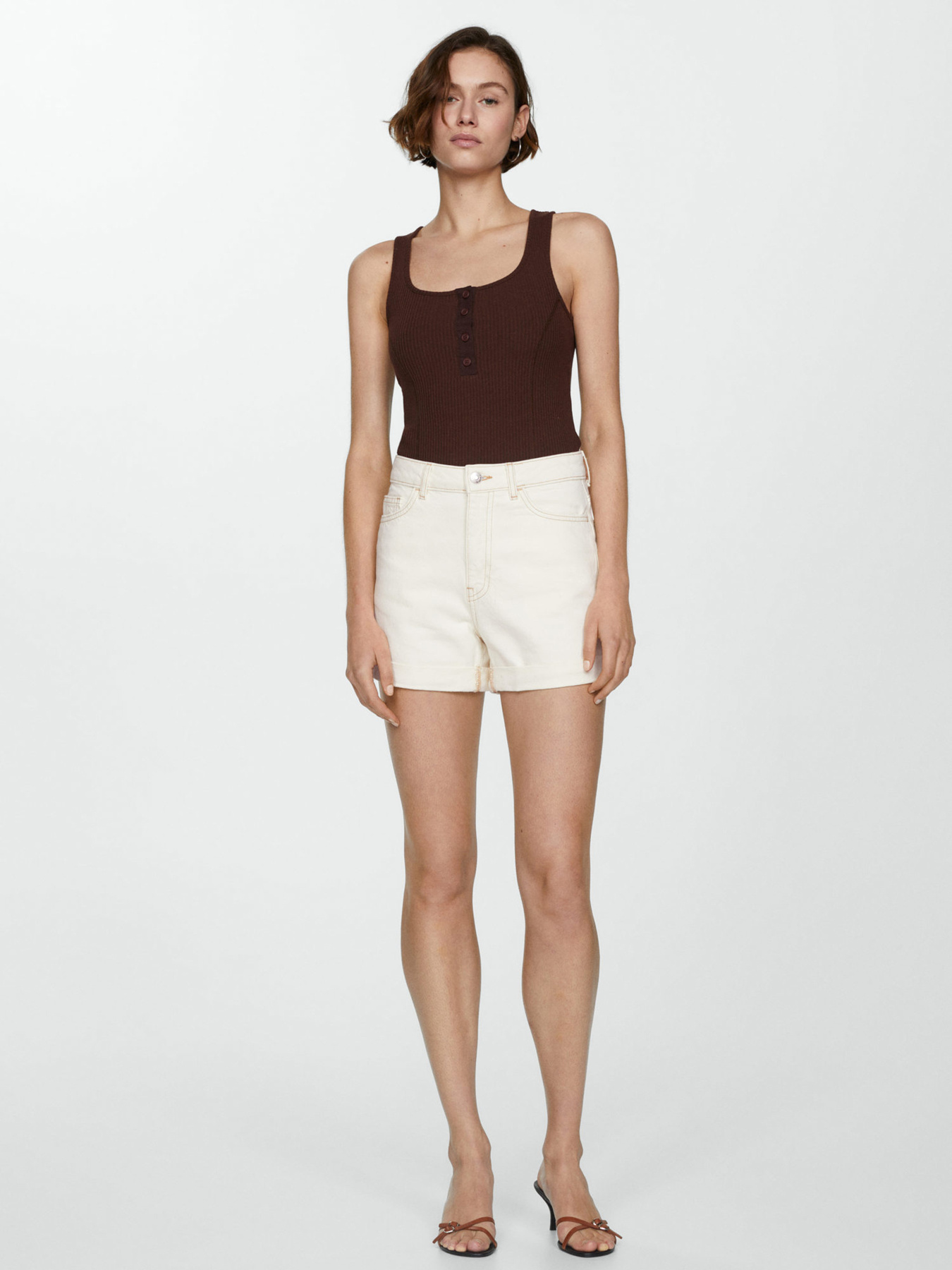 Джинсовые шорты MANGO модель 67067129_5 Джинсовые шорты MANGO модель 67067129_5 Фото