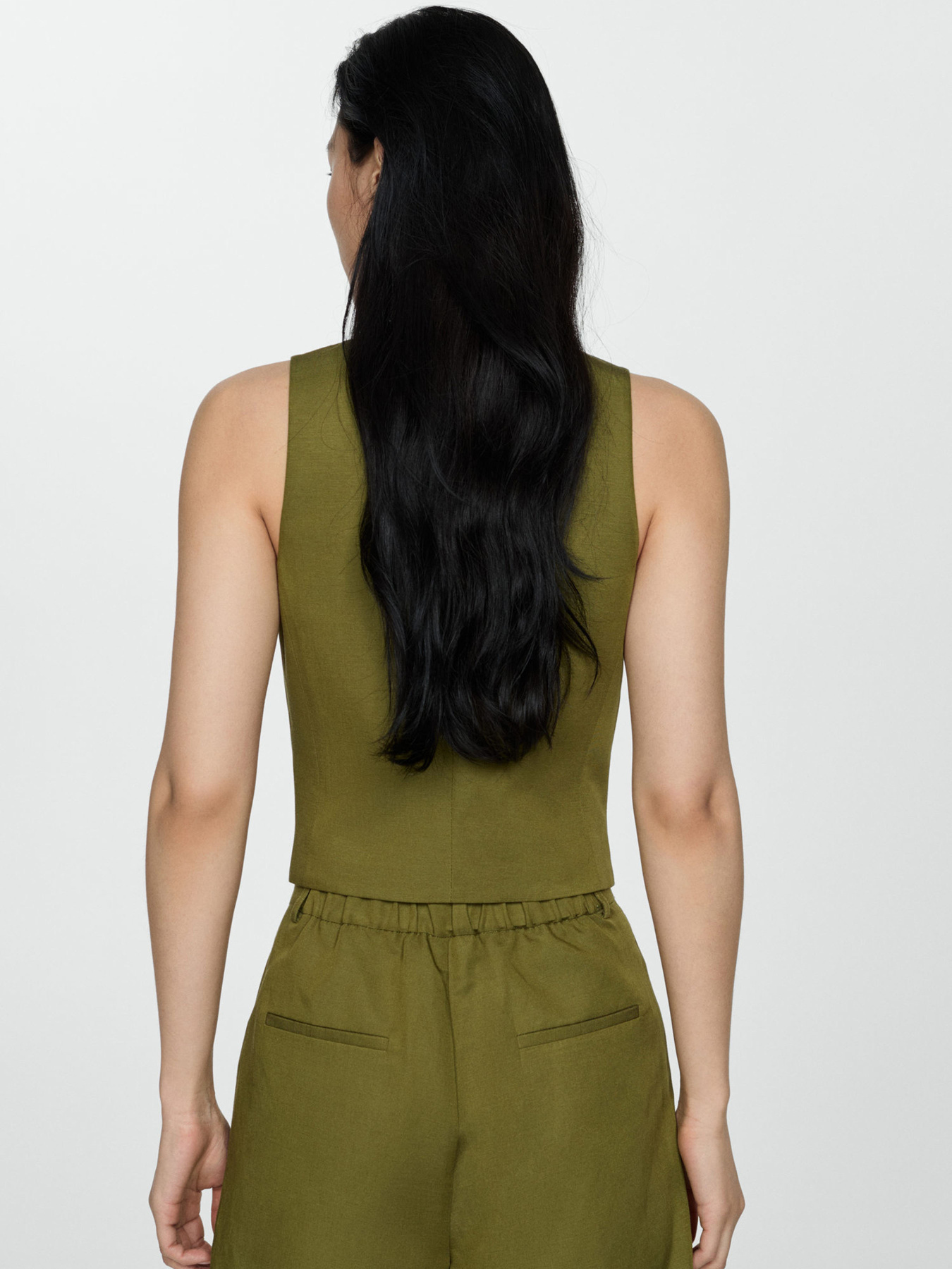 Жилет классический MANGO модель 67069229_37 Фото