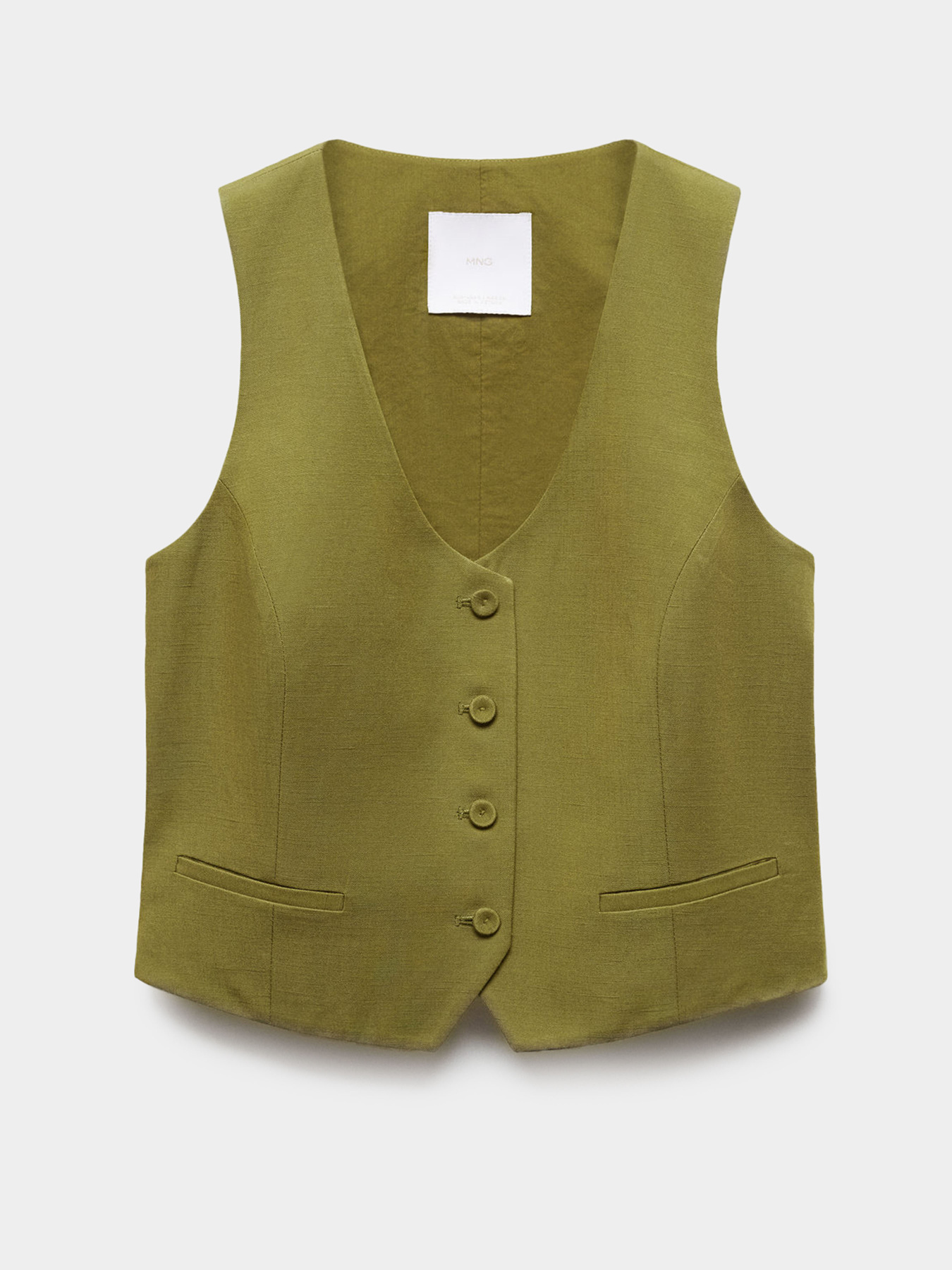 Жилет классический MANGO модель 67069229_37 Фото