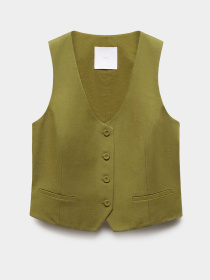 Жилет классический MANGO модель 67069229_37 Фото