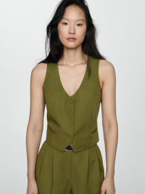 Классический жилет MANGO модель 67069229_37 Фото