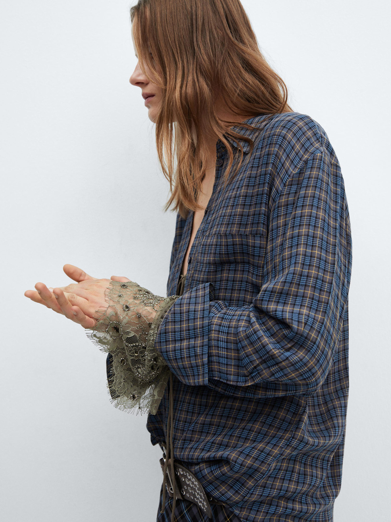 Сорочка MANGO модель 67084062_52 Фото