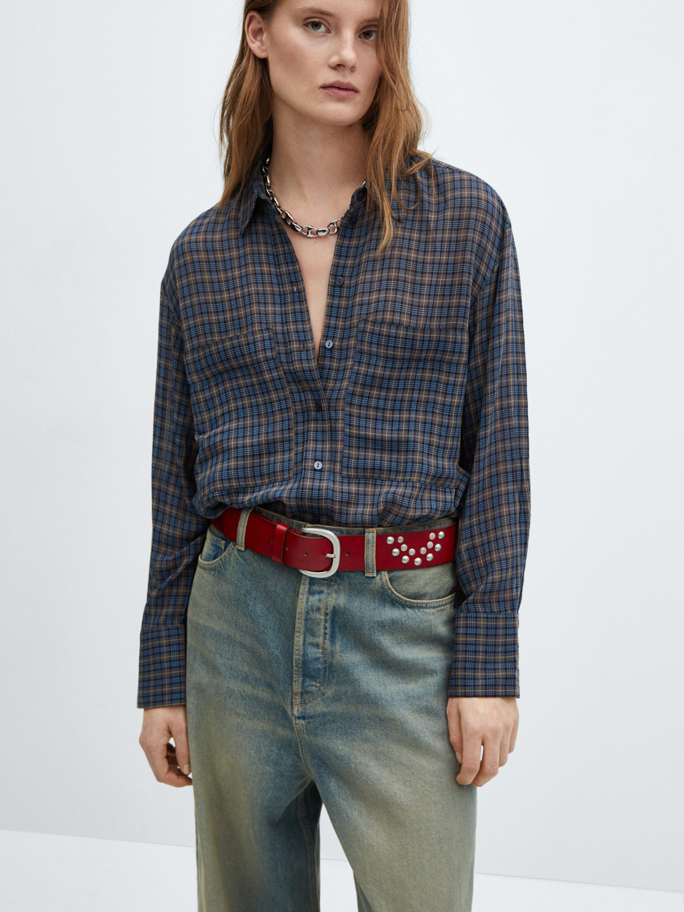 Сорочка MANGO модель 67084062_52 Фото