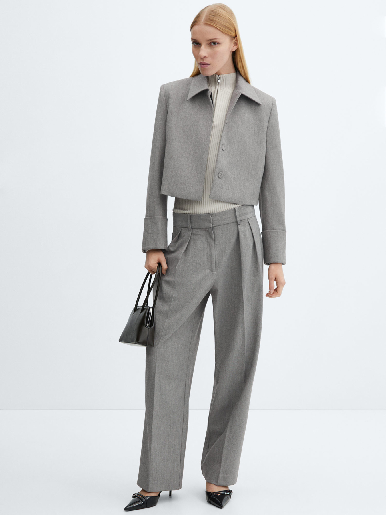 Штани класичні MANGO модель 67084454_92 Фото