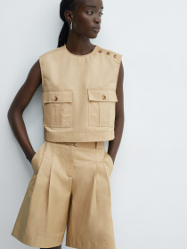 Повседневные шорты MANGO модель 67085754_9 Фото