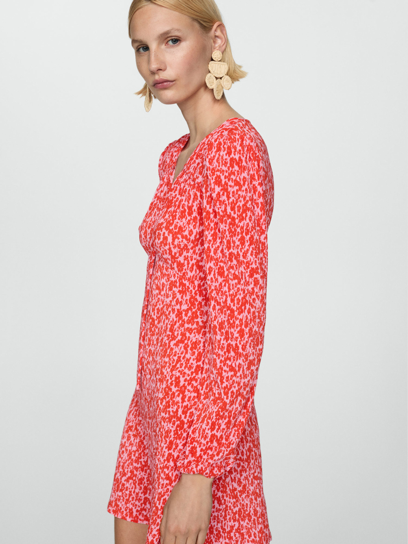 Платье мини MANGO модель 67087130_70 Фото