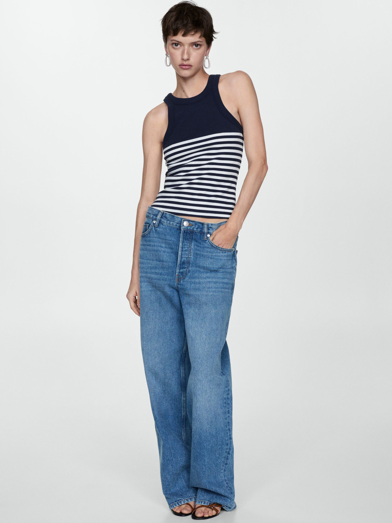 Майка MANGO модель 67088642_56 Фото