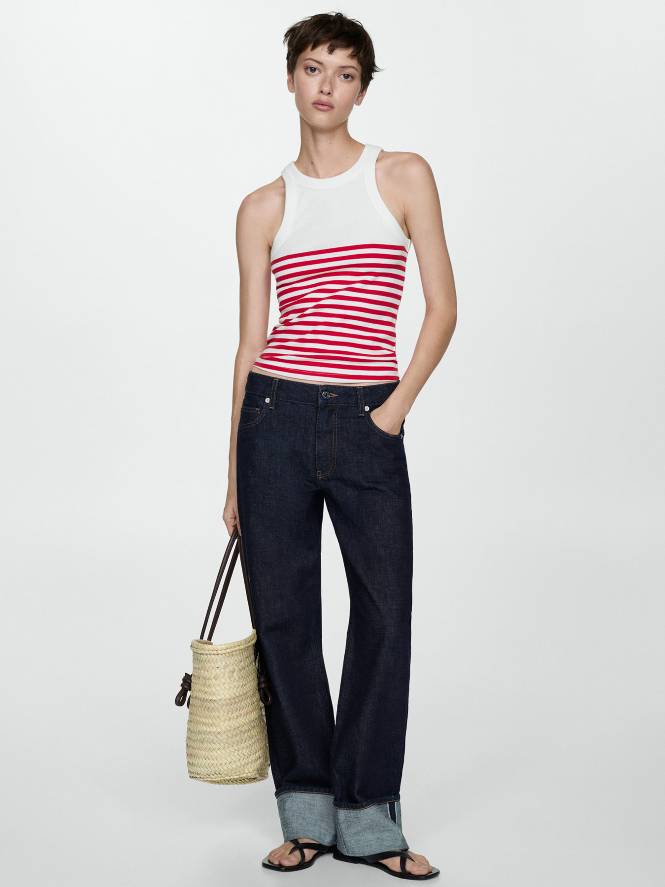 Майка MANGO модель 67088642_70 Фото