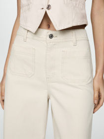 Широкие джинсы MANGO модель 67097129_2 Фото