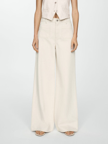 Широкие джинсы MANGO модель 67097129_2 Фото