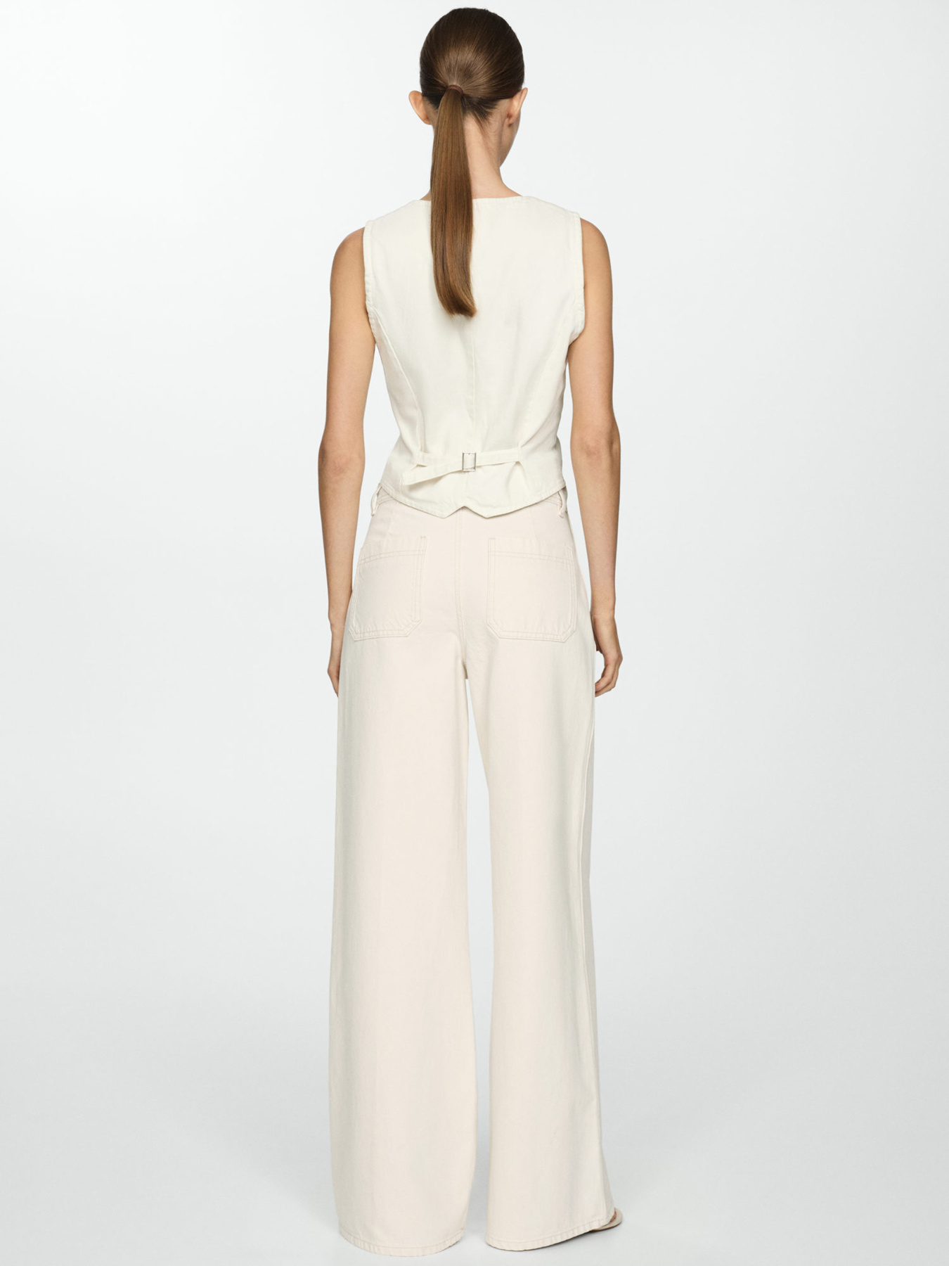 Широкі джинси MANGO модель 67097129_2 Фото