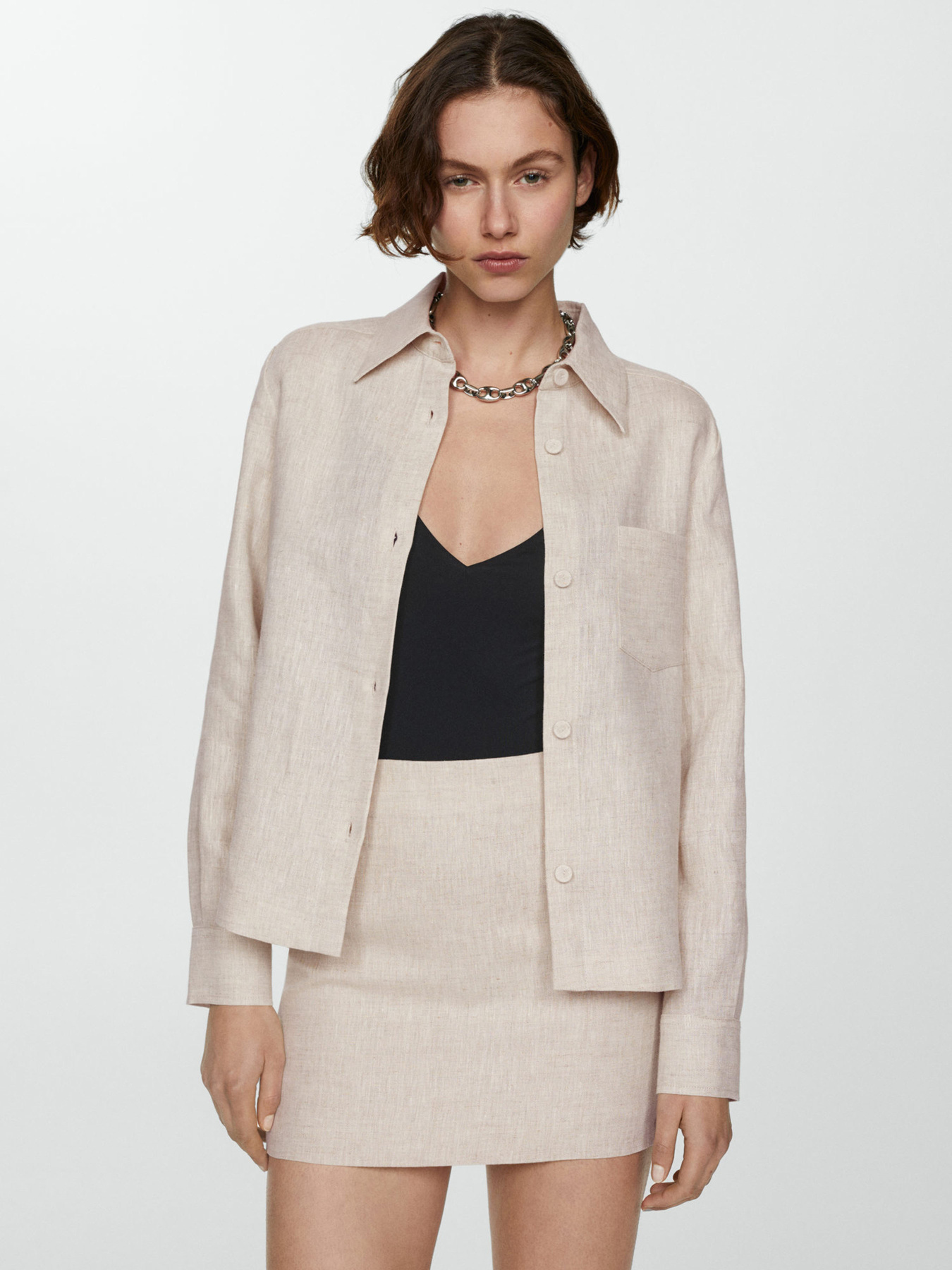 Сорочка MANGO Модель 67097141_6 Фото