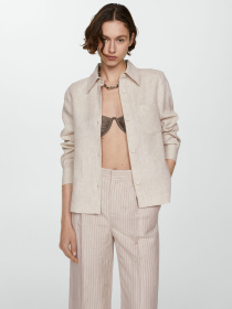 Рубашка повседневная MANGO модель 67097141_6 Рубашка повседневная MANGO модель 67097141_6 Фото